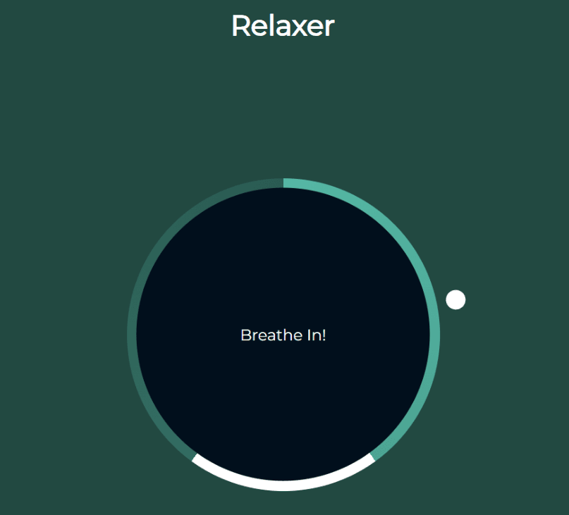 Relaxer App Screenshot